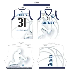 Echipament complet alb (maieu + short)