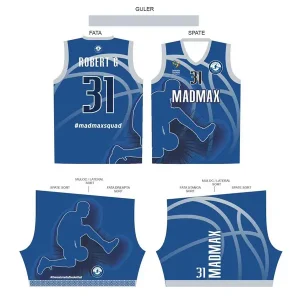 Echipament complet albastru (maieu + short)